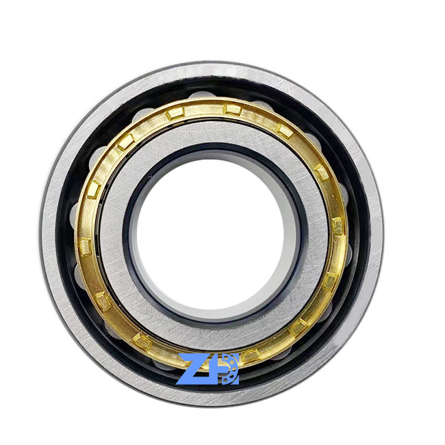 RN 206 ECMの単一の列の円柱軸受の真鍮のおりの長い生命高精度の別の設計30*62*16mm