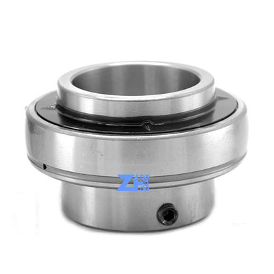 UC214 UC218の枕ボール ベアリングの低い摩擦鋼鉄おりの挿入物軸受け